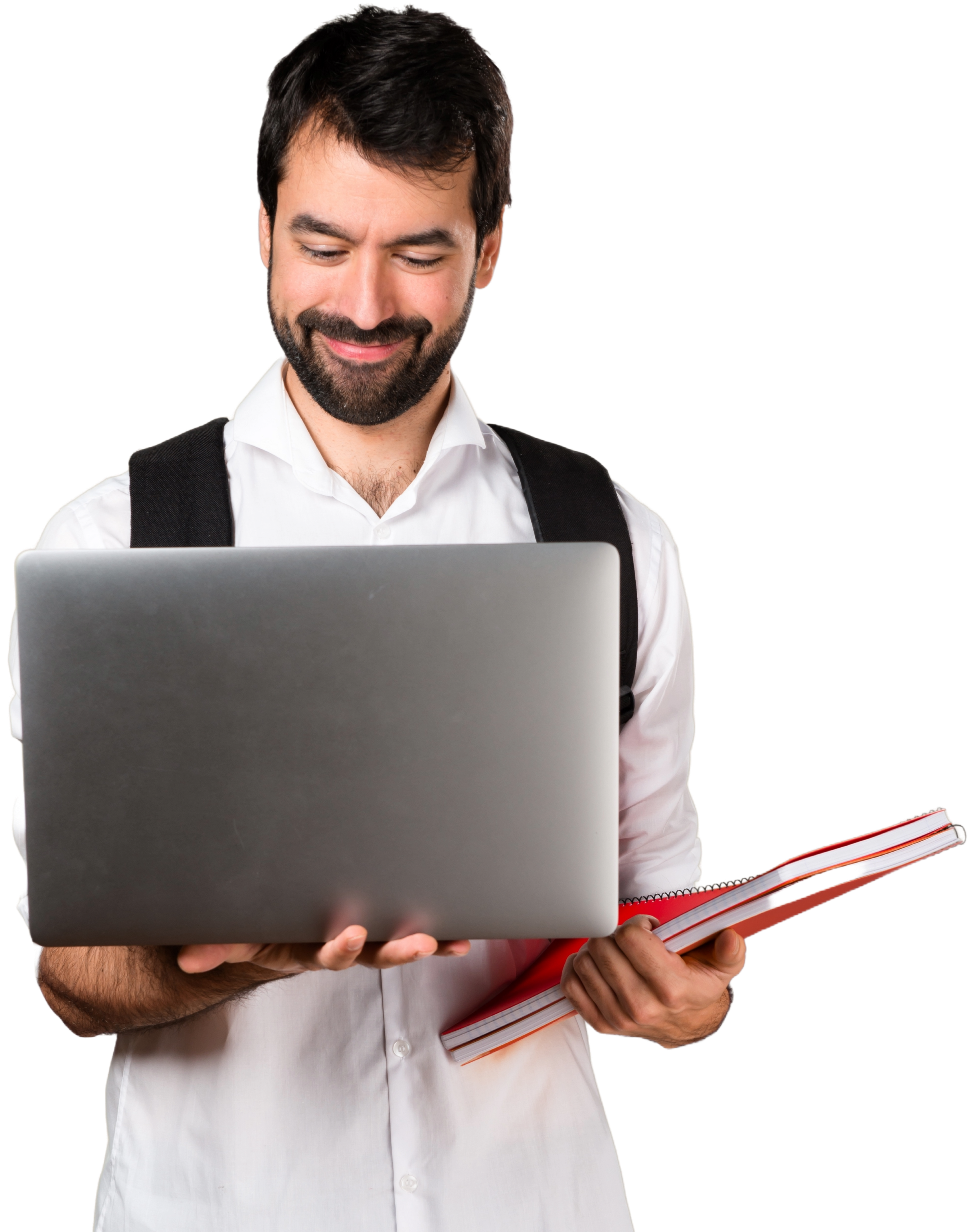 Professional with laptop